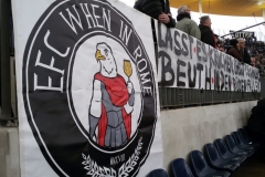 Banner beim Spiel Eintracht Frankfurt - 1899 Hoffenheim